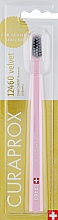 Духи, Парфюмерия, косметика Зубная щётка CS 12460 Velvet, розовая с серой щетиной - Curaprox
