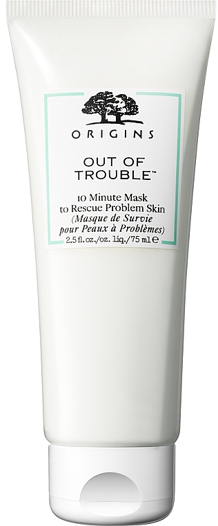 Очищающая 10-минутная маска для проблемной кожи лица - Origins Out of Trouble 10 Minute Mask Rescue Problem Skin