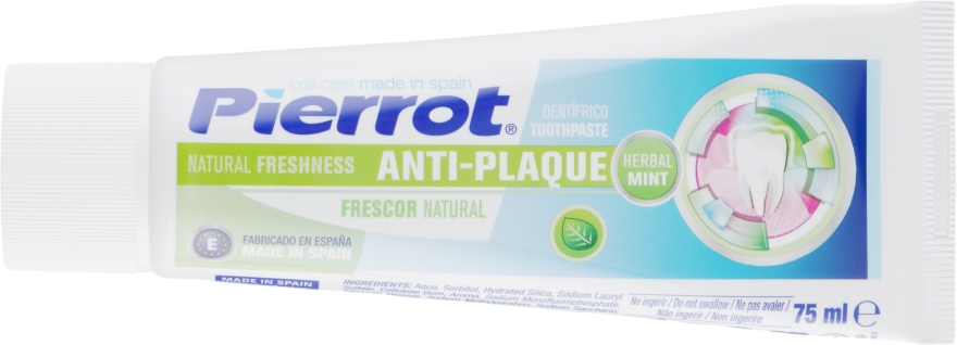 Зубная паста "Мята и Фтор" - Pierrot Natural Freshness Toothpaste  — фото N2