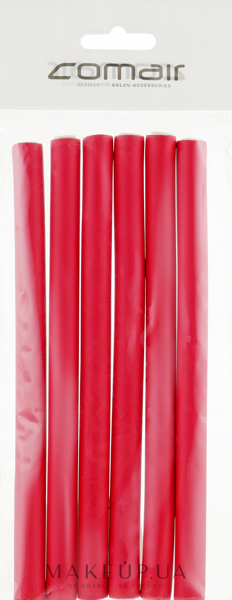 Бигуди "Flex" красные 170mm, d12 - Comair — фото 6шт