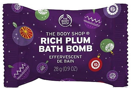 Бомбочка для ванни "Слива" - The Body Shop Rich Plum Bath Bomb