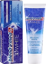 Зубная паста "Деликатное отбеливание" - Blend-a-med 3D White Delicate White Toothpaste — фото N1