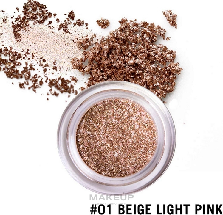 Пігмент для макіяжу - Witch's Pouch Prism Color Pigment — фото 01- Beige Light Pink