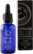 Парфумерія, косметика Олія до гоління - Epsilon Blue Mediterranean Pre Shave Oil