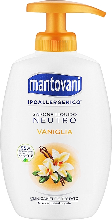 Жидкое мыло "Ваниль" - Mantovani — фото N1
