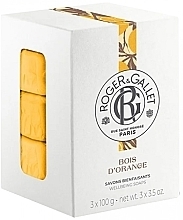 Парфумерія, косметика Roger&Gallet Bois D'Orange Perfumed Soaps - Набір (soap/3х100g)