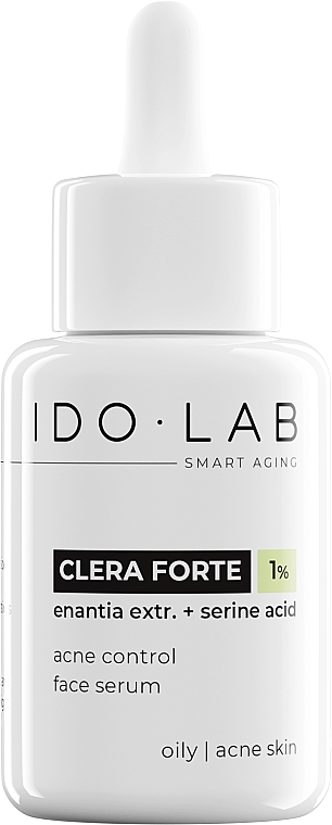 Сыворотка для жирной кожи и акне - Idolab Clera Forte Acne Control Face Serum — фото N1