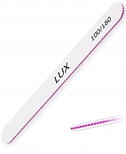 Парфумерія, косметика Пилочка для нігтів "Lux Owal", 100/180 грит - Deni Carte