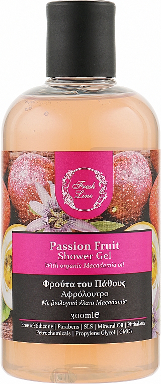 Гель для душу "Плід пристрасті" - Fresh Line Passionfruit Shower Gel