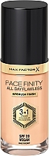Духи, Парфюмерия, косметика УЦЕНКА Тональная основа - Max Factor Facefinity All Day Flawless 3-in-1 Foundation SPF 20 *