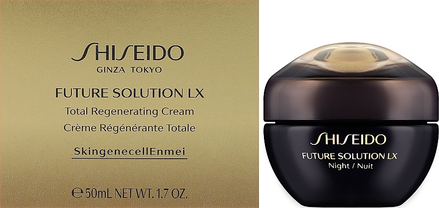 Нічний крем для повного відновлення шкіри обличчя - Shiseido Future Solution LX Total Regenerating Cream — фото N2