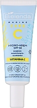 Сонцезахисний гідрокрем для обличчя - Bielenda C Marine Care Hydro-Cream SPF 50 Deeply Moisturizing And Protective — фото N1