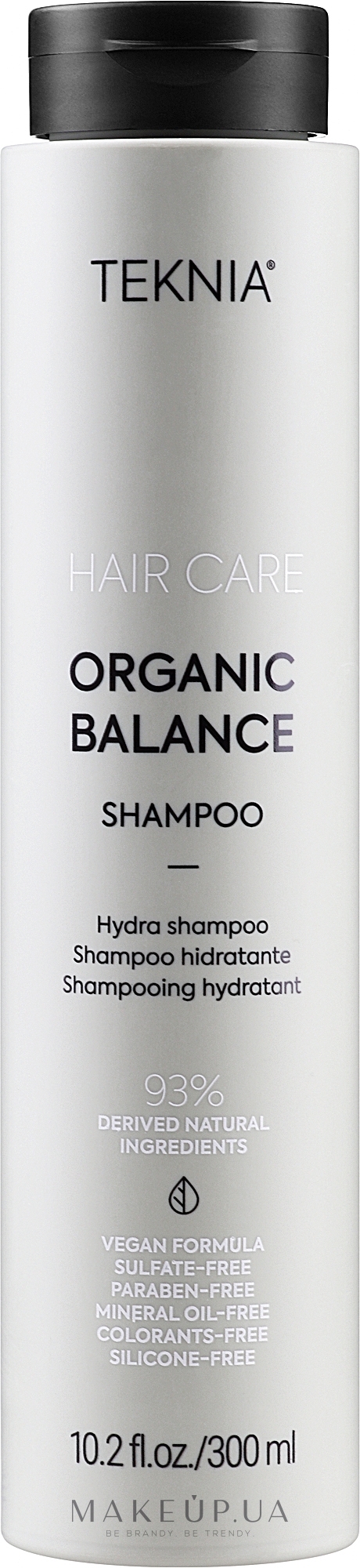 Шампунь для волос ежедневного использования - Lakme Teknia Organic Balance Shampoo — фото 300ml