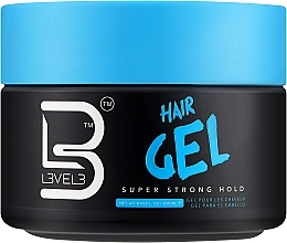 Гель для укладання волосся, сильної фіксації - Level3 Hair Gel Super Strong Hold — фото N1