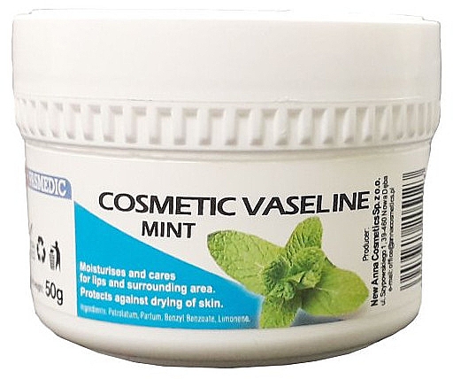 Крем для обличчя - Pasmedic Cosmetic Vaseline Mint — фото N2