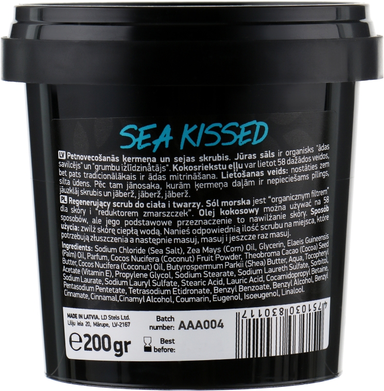 Скраб для тела и лица "Sea Kissed" - Beauty Jar Rejuvenating Body And Face Scrub — фото N2