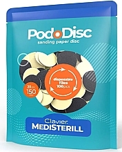 Змінні шліфувальні диски для педикюру L 150/25 мм - Clavier Medisterill PodoDisc — фото N1