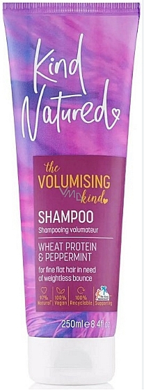 Шампунь для об'єму ваолосся "Peppermint and Wheat Protein" - Kind Natured Volumising Shampoo — фото N1