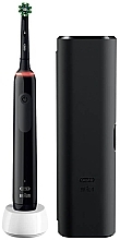 Электрическая зубная щетка, черная - Oral-B Pro 3 3500 Black Edition — фото N2