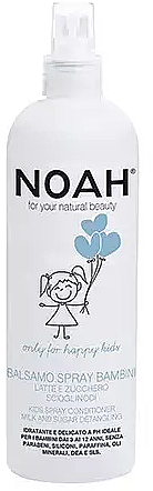 Дитячий спрей-кондиціонер для волосся - Noah Kids Spray conditioner milk & sugar detangling — фото N1