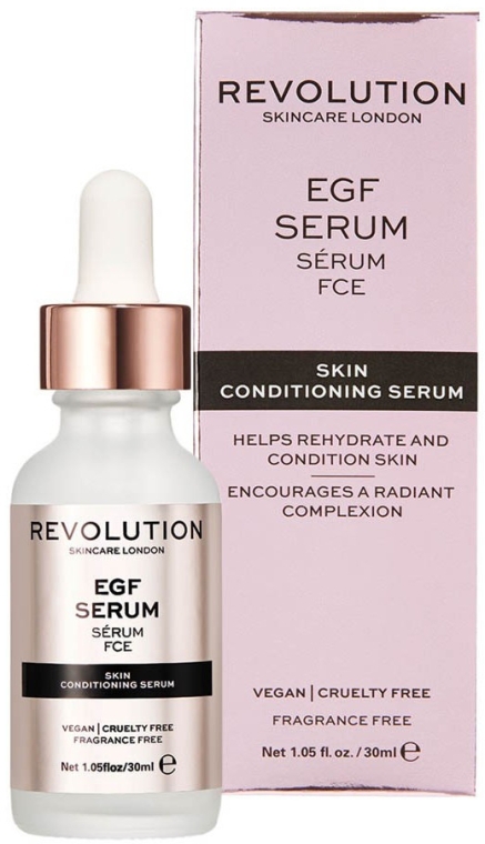 Антивікова сироватка для обличчя проти зморшок - Makeup Revolution EGF Conditioning Serum — фото N1