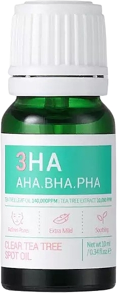 Масло чайного дерева - Esfolio 3HA Tea Tree Spot Oil — фото N1