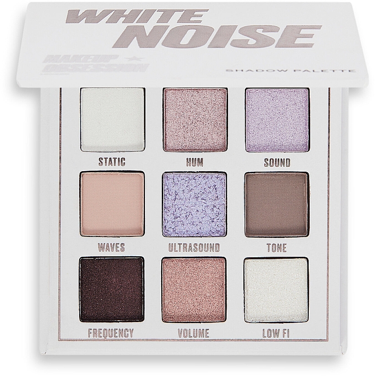 Палетка теней - Makeup Obsession White Noise Eyeshadow Palette — фото N1