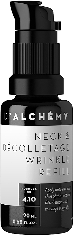 Заполнитель морщин для шеи и декольте - D'Alchemy Neck & Decolletage Wrinkle Refill — фото N1