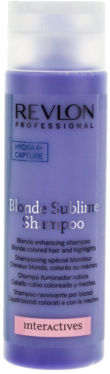 Шампунь увлажняющий для защиты блондированных волос - Revlon Professional Interactives Blonde Sublime Shampoo