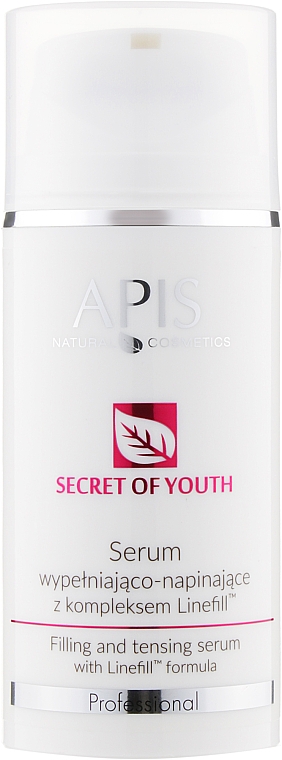 Сыворотка для заполнения морщин и укрепления кожи лица - APIS Professional Secret Of Youth Filling And Tensing Serum — фото N1