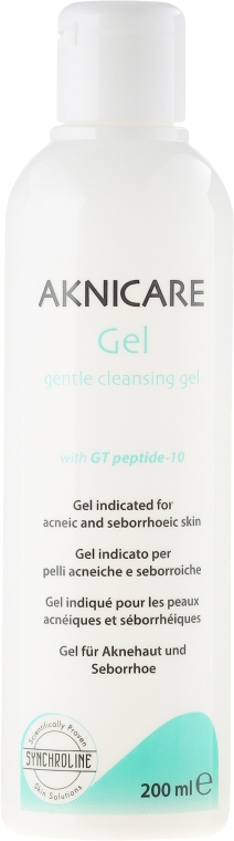 Очищувальний гель для проблемної шкіри - Synchroline Aknicare Gentle Cleansing Gel — фото N2