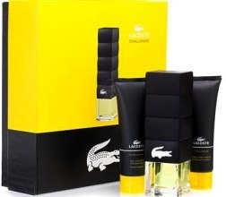 Парфумерія, косметика Lacoste Challenge - Набір (edt/75ml + ash/balm/50ml + sh/gel/50ml)