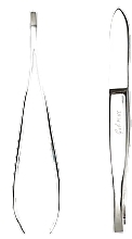 Пінцет для брів, прямий - Galiplus Chromed Hair Removal Tweezers — фото N1