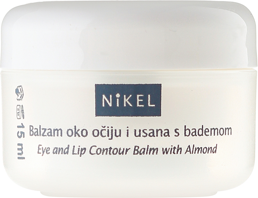 Бальзам под глаза и вокруг губ с миндальным маслом - Nikel Eye and Lip Contour Balm — фото N2