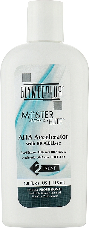 Прогресивна сироватка з кислотами для обличчя - GlyMed Plus Master Aesthetics Elite Aha Accelerator With Biocell-Sc — фото N1