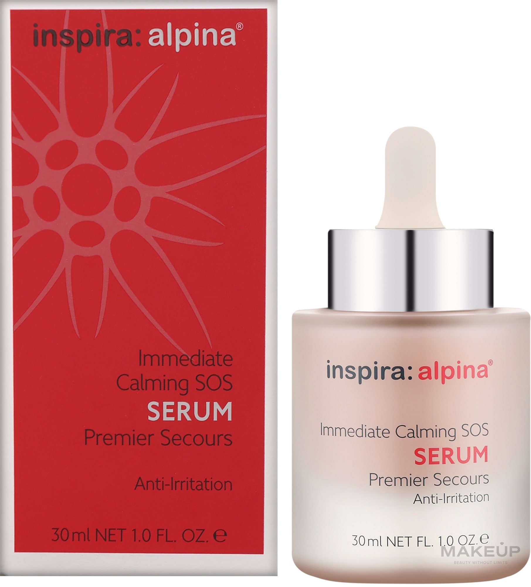 Заспокійлива SOS-сироватка - Inspira:cosmetics Inspira:Alpina Immediate Calming SOS Serum — фото 30ml