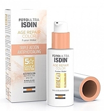 Духи, Парфюмерия, косметика Солнцезащитный крем для лица - Isdin Foto Ultra Age Repair Color SPF50 