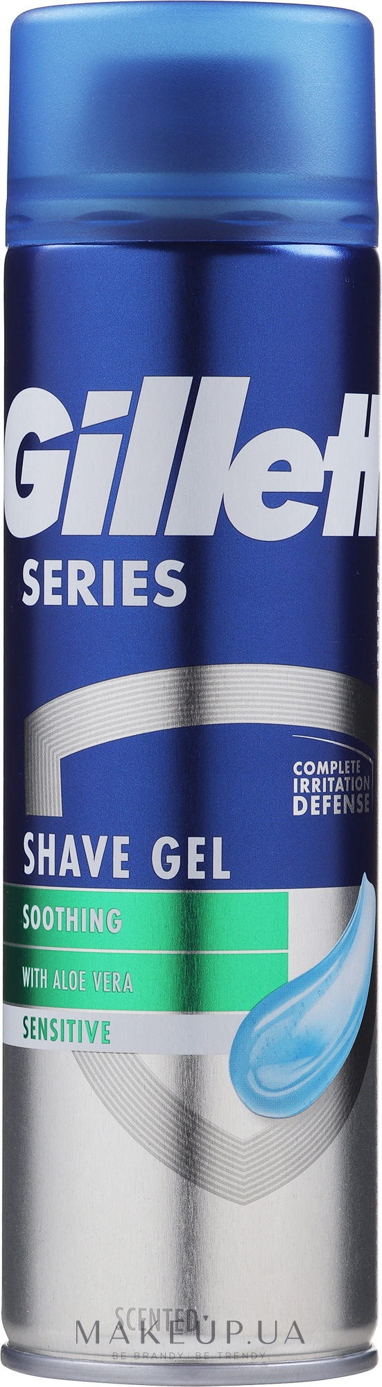 Гель для бритья для чувствительной кожи - Gillette Series Sensitive Skin Shave Gel For Men — фото 200ml