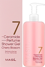 Гель для душу з ароматом квітучої вишні - Masil 7 Ceramide Perfume Shower Gel Cherry Blossom — фото N2