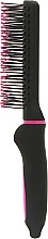 Мини-щетка для волос прямоугольной формы 18 см, розовая - Titania Softtouch — фото N3
