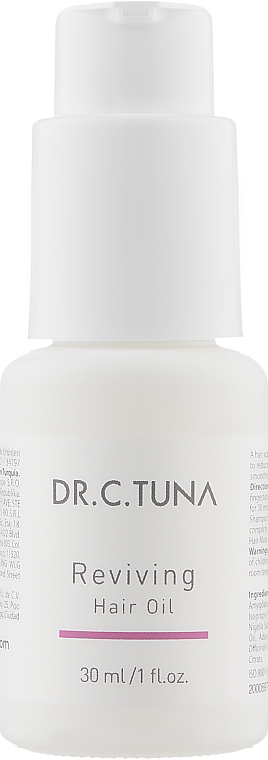Масло для восстановления волос - Farmasi Dr.C.Tuna Reviving Hair Oil — фото N1
