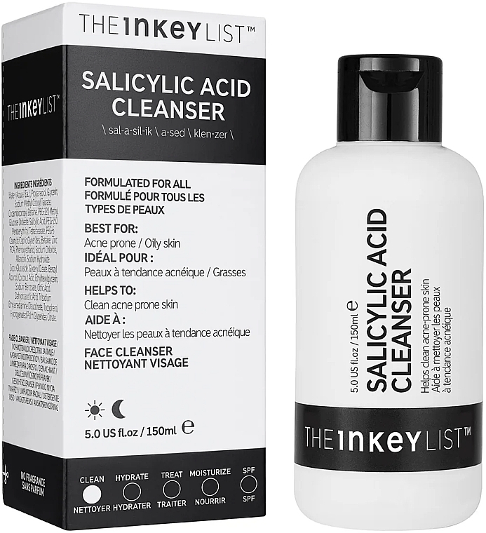 Гель для вмивання із саліциловою кислотою - The Inkey List Salicylic Acid Cleanser — фото N2