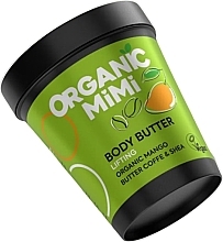 Парфумерія, косметика Масло для тіла з ліфтинг-ефектом "Манго та кава" - Organic Mimi Body Butter Lifting Mango & Coffee