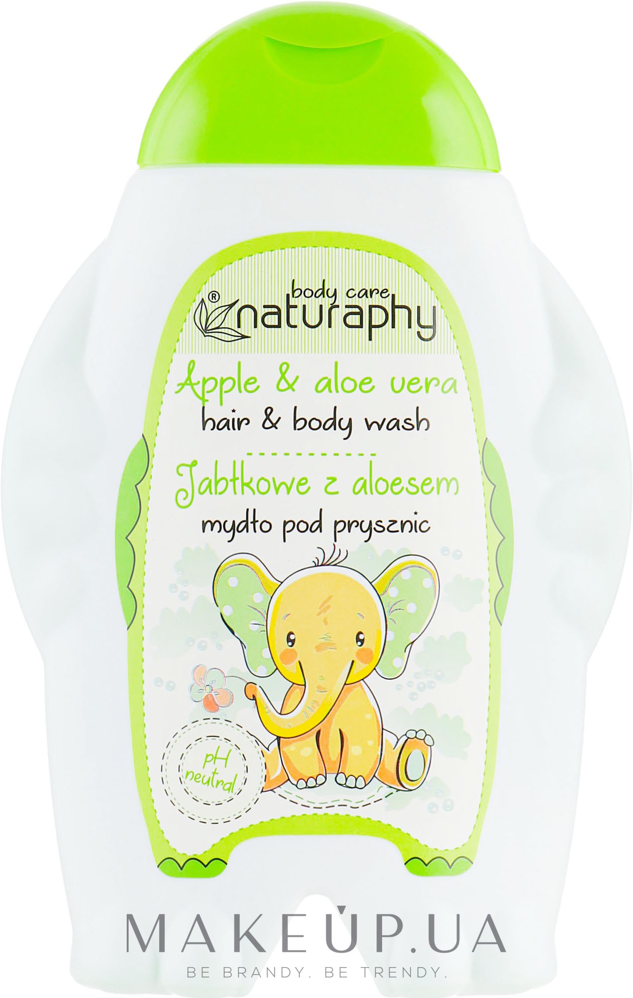 Детский шампунь-гель для душа "Яблоко" - Naturaphy Hair & Body Wash — фото 300ml