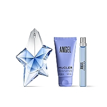 Mugler Angel - Набор (edp/50ml + b/lot/50ml + edp/mini/10ml) — фото N2