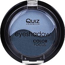 Тіні для повік, подвійні - Quiz Cosmetics Color Focus Eyeshadow 2 — фото N2