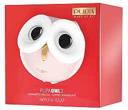 Духи, Парфюмерия, косметика Набор для макияжа лица глаз и губ - Pupa Owl 3 Face Eyes & Lips Beauty Kit