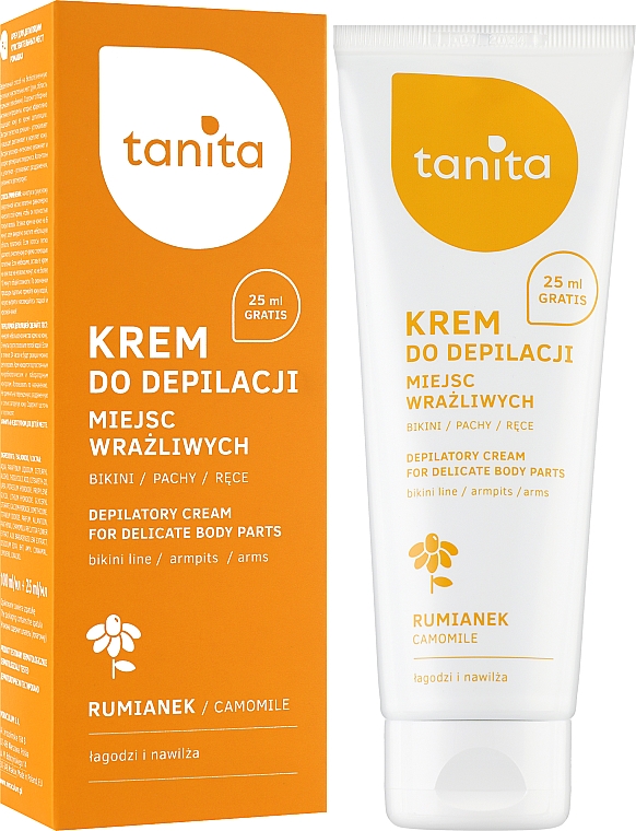 Крем для депиляции чувствительных мест - Tanita Depilatory Cream For Delicate Body Parts — фото N1