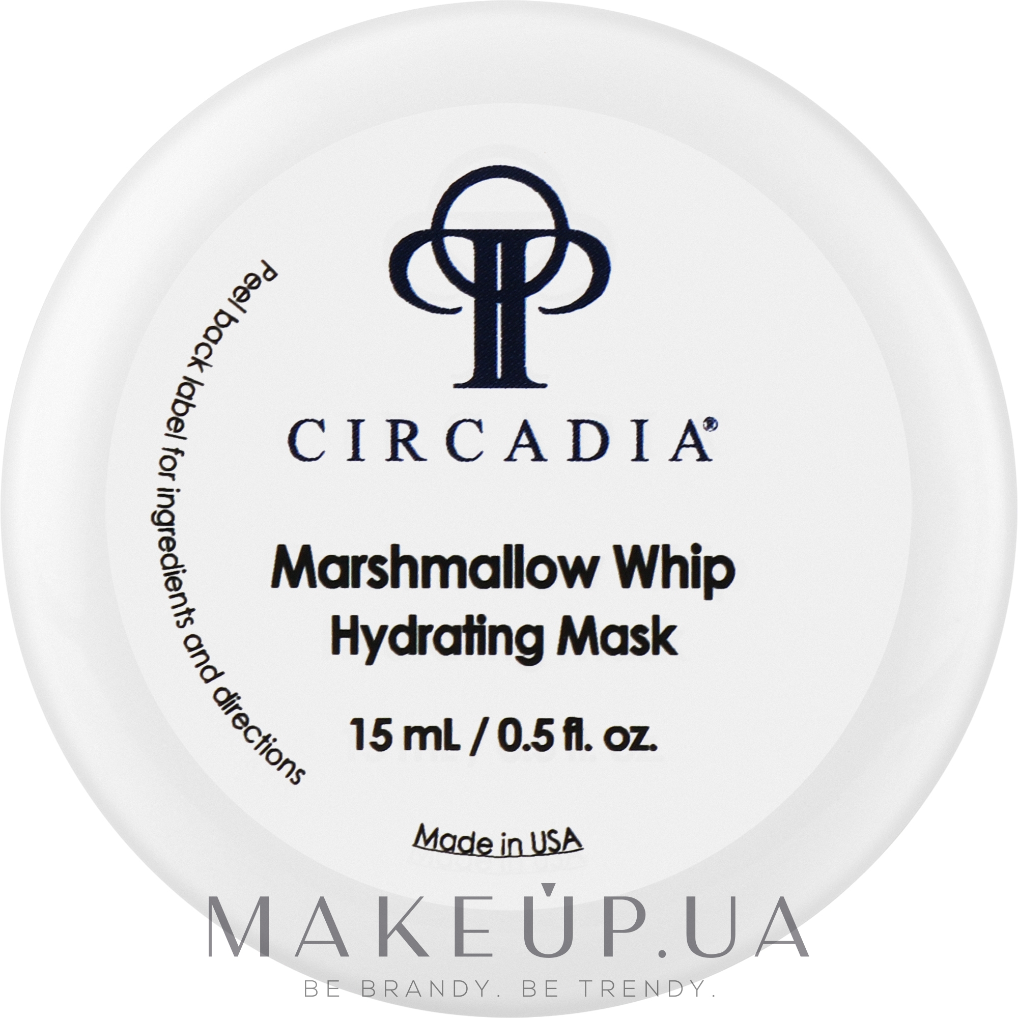 Маска для зволоження з екстрактом алтею - Circadia Marshmallow Whip Hydrating Mask (міні) — фото 15ml