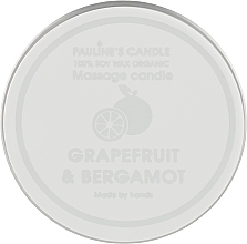 Масажна свічка "Грейпфрут і бергамот" - Pauline's Candle Grapefruit & Bergamot Manicure & Massage Candle — фото N3